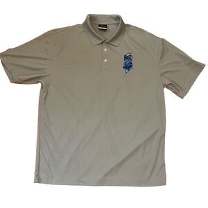 Nike Golf Dri Fit‎ Mountain Dew Rise Performance Polo Shirt Gray Men's Sz XL